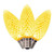 XLEDC97-25 Vickerman - Yellow LED C9 Christmas Bulbs - E17 Base - 25 Pack
