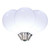 XLEDG45-25 Vickerman - Cool White LED G40 Christmas Bulbs - E12 Base - 25 Pack