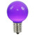 XLEDCG56-25 Vickerman - Purple LED G50 Christmas Bulbs - E17 Base - 25 Pack