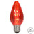  Vickerman XLEDF13-25 – Red LED Replacement Light Bulb – 25 Pack 
