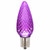 XLEDC96T-25 Vickerman - Purple LED C9 Christmas Bulbs - 25 Pack