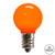  Vickerman XLEDCG38-25 G30 Orange Color LED Spare Christmas Bulbs E12