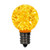 XLEDG37-25 Vickerman - Yellow LED G30 Christmas Bulbs - E12 Base - 25 Pack