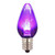 XLEDTC76-25 Vickerman - Purple LED C7 Christmas Bulbs - E12 Base - 25 Pack
