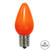  Vickerman XLEDSC78T-25 – C7 Orange LED Replacement Light Bulb – 25 Pack 