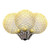 XLEDG41-25 Vickerman - Warm White LED G40 Christmas Bulbs - E12 Base - 25 Pack