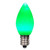  Vickerman XLEDSC74-25 – C7 Green LED Replacement Light Bulb – 25 Pack 