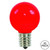 Vickerman XLEDCG53-25 - Red LED Replacement Light Bulb - 25 Pack