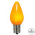 Vickerman XLEDSC77T-25 - C7 Yellow LED Replacement Light Bulb - 25 Pack