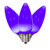 XLEDSC96-25 Vickerman - Purple LED C9 Christmas Bulbs - E17 Base - 25 Pack