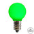 Vickerman XLEDCG34-25 - G30 Green LED Replacement Light Bulb - 25 Pack