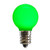 XLEDCG34-25 Vickerman - Green LED G30 Christmas Bulbs - E12 Base - 25 Pack