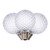 Vickerman XLEDG65-25 - C9 Cool White LED Replacement Light Bulb - 25 Pack