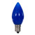 XLEDSC72-25 Vickerman - Blue LED C7 Christmas Replacement Bulbs - E12 Base - 25 Pack