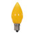  Vickerman XLEDSC77 - 25 - C7 Yellow LED Replacement Light Bulb - 25 Pack 