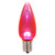 XLEDTC99T-25 Vickerman - Pink LED C9 Christmas Replacement Bulbs - E17 Base - 25 Pack