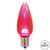  Vickerman XLEDTC99T-25 – C9 Pink LED Replacement Light Bulb – 25 Pack 