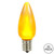 Vickerman XLEDSC97T-25 - C9 Yellow LED Replacement Light Bulb - 25 Pack