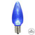 Vickerman XLEDTC92-25 - C9 Blue LED Replacement Light Bulb - 25 Pack