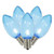  Vickerman XLEDTC92 - 25 - C9 Blue LED Replacement Light Bulb - 25 Pack 