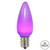 Vickerman XLEDSC96T-25 - C9 Purple LED Replacement Light Bulb - 25 Pack