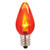 XLEDTC78-25 Vickerman - Orange LED C7 Christmas Replacement Bulbs - E12 Base - 25 Pack