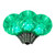XLEDG34-25 Vickerman - Green LED G30 Christmas Replacement Bulbs - E12 Base - 25 Pack