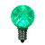 Vickerman XLEDG34-25 - G30 Green LED Replacement Light Bulb - 25 Pack