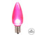 Vickerman XLEDSC99T-25 - C9 Pink LED Replacement Light Bulb - 25 Pack