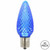 Vickerman XLEDC92T-25 - C9 Blue LED Replacement Light Bulb - 25 Pack
