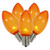 Vickerman XLEDTC98-25 - C9 Orange LED Replacement Light Bulb - 25 Pack