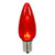  Vickerman XLEDTC93T-25 – C9 Red LED Replacement Light Bulb – 25 Pack 