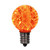 Vickerman XLEDG38-25 - G30 Orange LED Replacement Light Bulb - 25 Pack