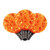  Vickerman XLEDG38-25 – G30 Orange LED Replacement Light Bulb – 25 Pack 