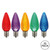 Vickerman XLEDC90T-25 - C9 Multi Color LED Replacement Light Bulb - 25 Pack