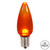  Vickerman XLEDTC98T-25 – C9 Orange LED Replacement Light Bulb – 25 Pack 