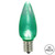  Vickerman XLEDTC94T-25 – C9 Green LED Replacement Light Bulb – 25 Pack 