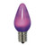 XLEDSC76T-25 Vickerman - Purple LED C7 Christmas Replacement Bulbs - 25 Pack