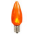 XLEDSC98T-25 Vickerman - Orange LED C9 Christmas Replacement Bulbs - 25 Pack