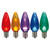 XLEDTC90-25 Vickerman - Multi Color LED C9 Christmas Replacement Bulbs - E17 Base - 25 Pack