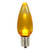 XLEDTC97-25 Vickerman - Yellow LED C9 Christmas Replacement Bulbs - E17 Base - 25 Pack