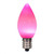Vickerman XLEDSC79-25 - C7 Pink LED Replacement Light Bulb - 25 Pack