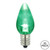  Vickerman XLEDTC74T-25 – C7 Green LED Replacement Light Bulb – 25 Pack 
