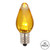 Vickerman XLEDTC77T-25 - C7 Yellow LED Replacement Light Bulb - 25 Pack