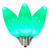  Vickerman XLEDSC94-25 – C9 Green LED Replacement Light Bulb – 25 Pack 