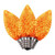 XLEDC78T-25 Vickerman - Orange LED C7 Christmas Replacement Bulbs - E12 Base - 25 Pack