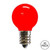Vickerman XLEDCG33-25 - G30 Red LED Replacement Light Bulb - 25 Pack
