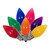 XLEDSC70-25 Vickerman - Multi Color LED C7 Christmas Replacement Bulbs - 25 Pack