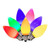 Vickerman XLEDSC70-25 - C7 Multi Color LED Replacement Light Bulb - 25 Pack