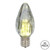 Vickerman XLEDF11-25 - Warm White LED Replacement Light Bulb - 25 Pack